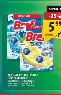Zawieszka WC Bref Classic Ocean promocja w Arhelan