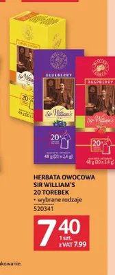 Herbata owocowa Sir William's Citrus Ginger promocja w Selgros