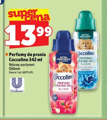 Perfumy do prania Coccolino Elixir Heavenly Nectar promocja w TOPAZ