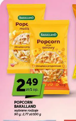 Popcorn maślany Bakalland promocja w Euro Sklep