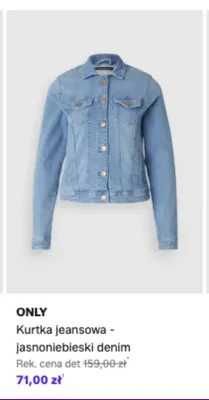 Kurtka jeansowa ONLY - jasnoniebieski denim promocja w Lounge by Zalando