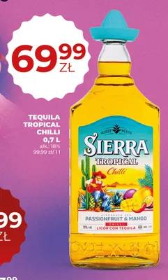 Tequila Sierra Tropical Chilli promocja w Duży Ben
