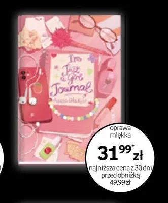 Książka The Just Girl Journal Agata Gładysz promocja w Empik