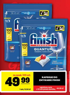 Tabletki do zmywarki FINISH QUANTUM ULTIMATE promocja w Gram Market