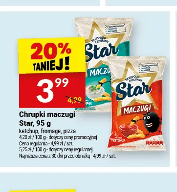 Chrupki maczugi Star pizza promocja w Twój Market