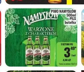Piwo Namysłów Pils promocja w Tomi Markt