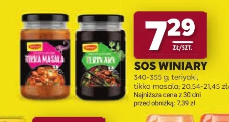 Sos Winiary teriyaki promocja w Stokrotka