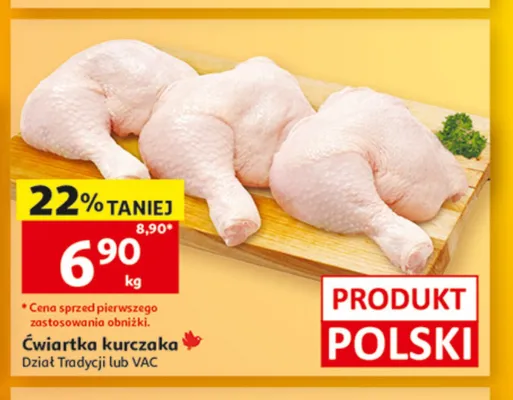 Ćwiartka kurczaka Auchan promocja w Auchan