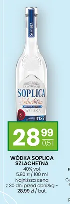 Wódka Soplica Szlachetna 40% promocja w Twój Market