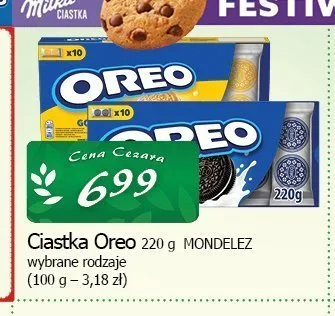 Ciastka Oreo Mondelez promocja w CEZAR Delikatesy