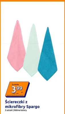 Ściereczki z mikrofibry Spargo 3-pak promocja w Action