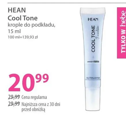 Krople do podkładu promocja w Hebe