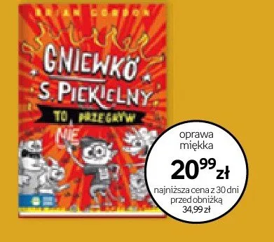 Książka Gniewko s Piekielny to przegrywa oprawa miękka promocja w Empik