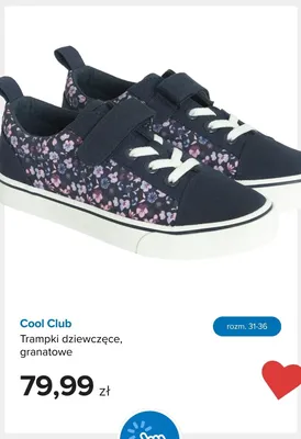 Trampki dziewczęce Cool Club granatowe promocja w Smyk