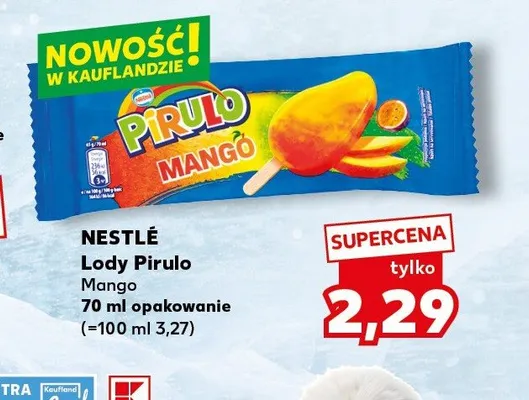 Lody Pirulo Mango NESTLÉ promocja w Kaufland