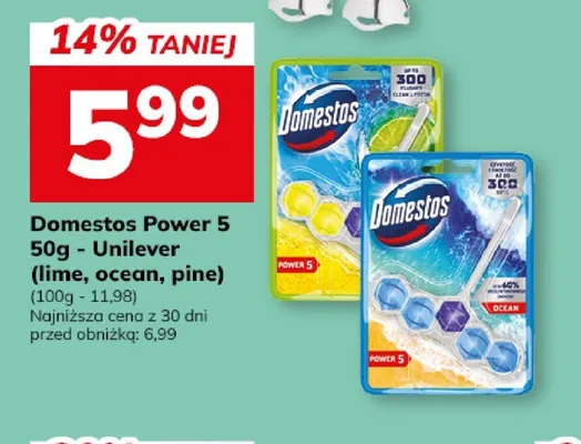 Domestos Power 5 pine Unilever promocja w Hitpol