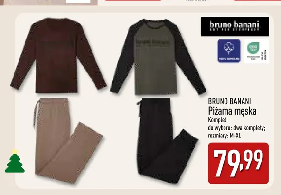 Piżama męska Bruno Banani promocja w Aldi