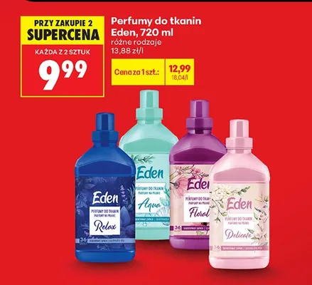 Perfumy do tkanin Eden Delicate promocja w Biedronka