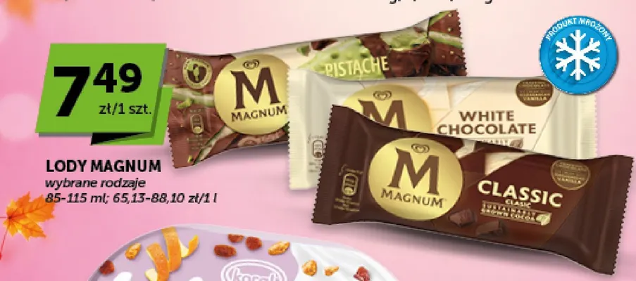 Lody Magnum Classic promocja w Groszek