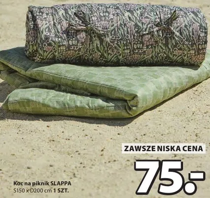 Koc na piknik SLAPPA promocja w Jysk