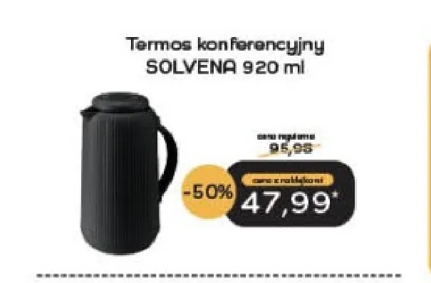 Termos konferencyjny Solvena 920 ml Galicja promocja w Delikatesy Centrum