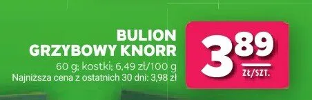 Bulion grzybowy Knorr promocja w Stokrotka