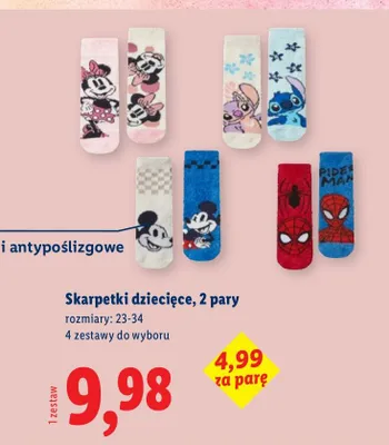 Skarpetki dziecięce 2 pary promocja w Lidl