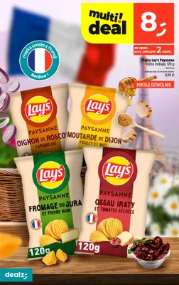 Chipsy Lay's Paysanne Ossau Iraty et tomates séchées promocja w Dealz