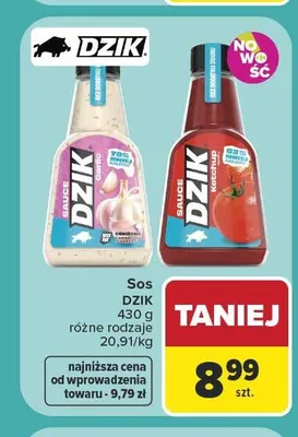 Sos Dzik Garlic promocja w Carrefour Market