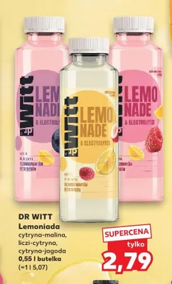 Lemoniada cytryna-jagoda Dr Witt promocja w Kaufland