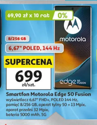 Smartfon Motorola Edge 50 Fusion promocja w Auchan