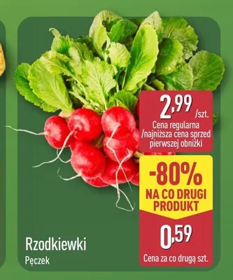 Rzodkiewki promocja w Aldi