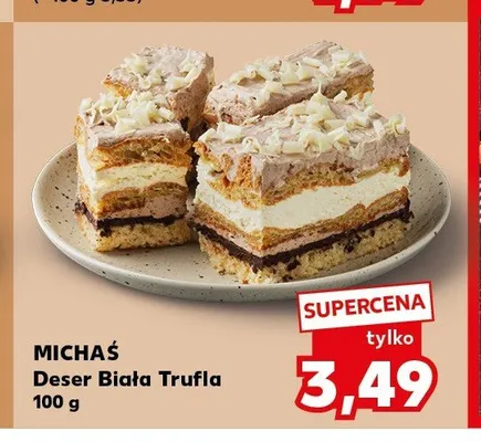 Deser Biała Trufla MICHAŚ promocja w Kaufland