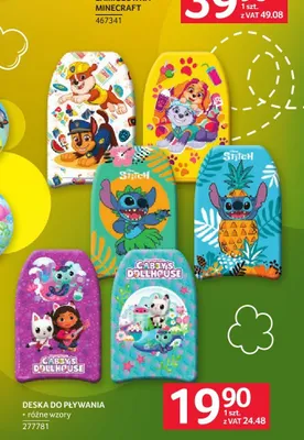 Deska do pływania Stitch promocja w Selgros