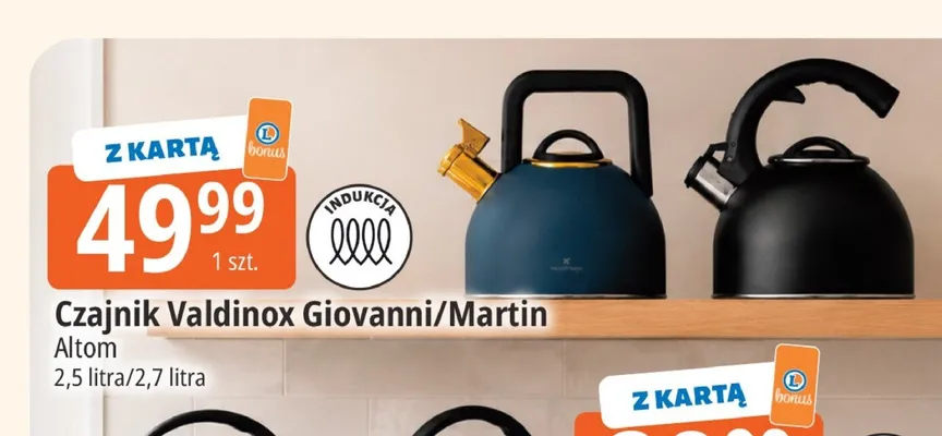 Czajnik Valdinox Giovanni promocja w Leclerc