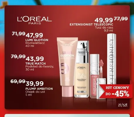 Olejek do ust Plump Ambition L'Oréal Paris promocja w Drogeria Kosmyk