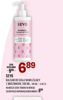 Balsam do ciała nawilżający z mocznikiem Seyo promocja w Drogerie Natura