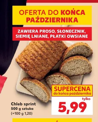 Chleb sprint promocja w Kaufland