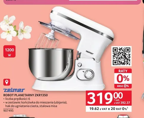 Robot planetarny ZELMER ZKR1350 promocja w Selgros
