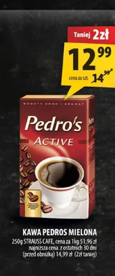 Kawa Pedro's Active mielona promocja w Arhelan