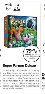Gra Super Farmer Deluxe Granna promocja w Empik