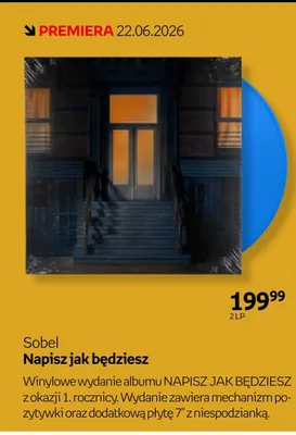 Płyta winylowa Sobel Napisz jak będziesz 2-pak promocja w Empik