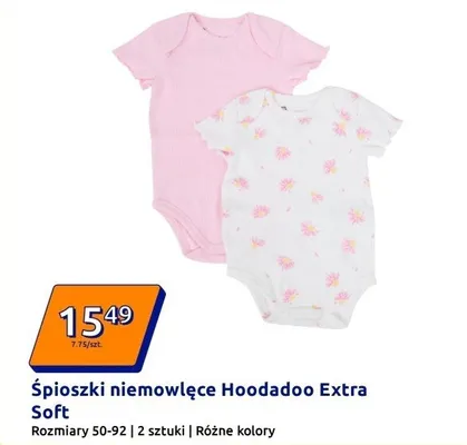 Śpioszki niemowlęce Extra Soft różne kolory 2 szt. promocja w Action