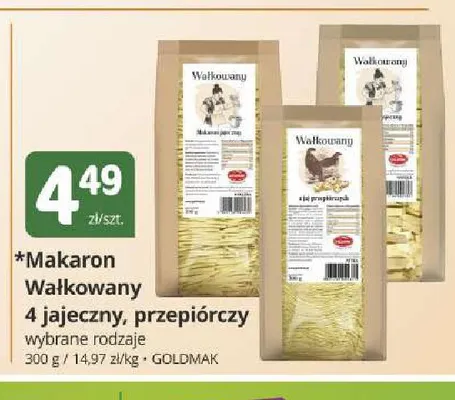 Makaron wałkowany 4-jajeczny Goldmak promocja w Marketvita