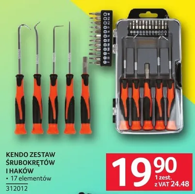 Zestaw śrubokrętów Kendo 17 elementów 3T2012 promocja w Selgros
