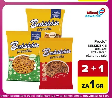 Precle Beskidzkie cebulka Aksam promocja w Carrefour Market