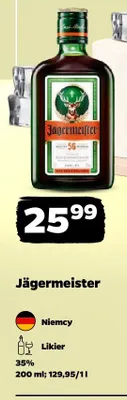 Likier Jägermeister promocja w Netto