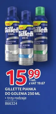 Pianka do golenia Gillette promocja w Selgros