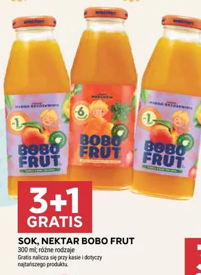 Sok Bobo Frut promocja w Stokrotka