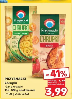 Chrupki Przysnacki o smaku papryki promocja w Kaufland